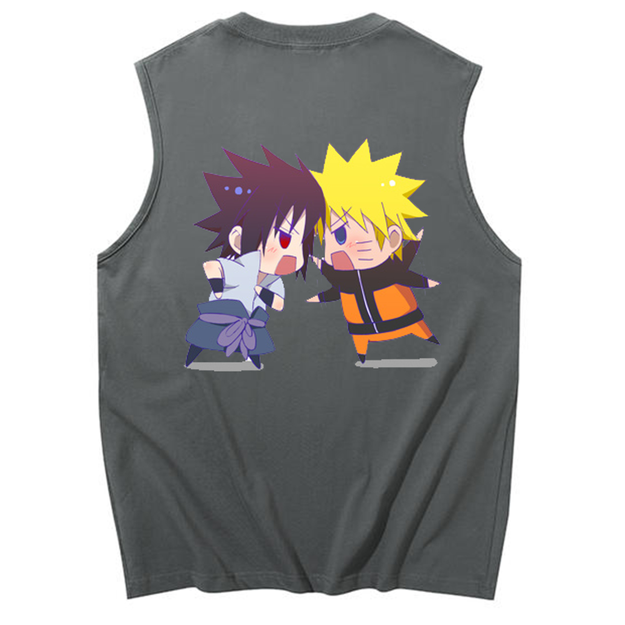 （画像用） NARUTO -ナルト- うずまき ナルト Uzumaki Naruto コットン100％タンクトップ（背面プリント）